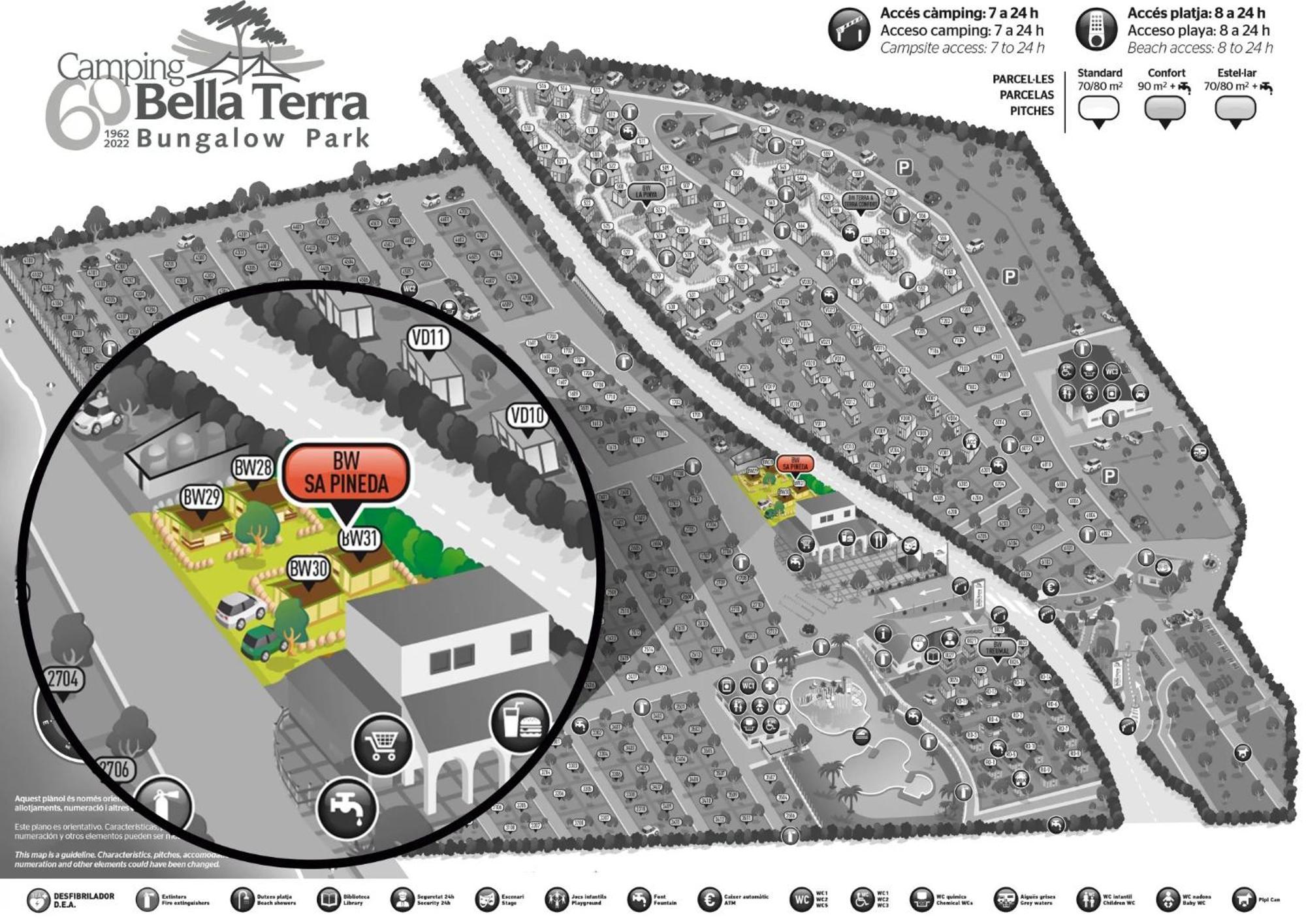 Camping Bella Terra Blanes Bagian luar foto